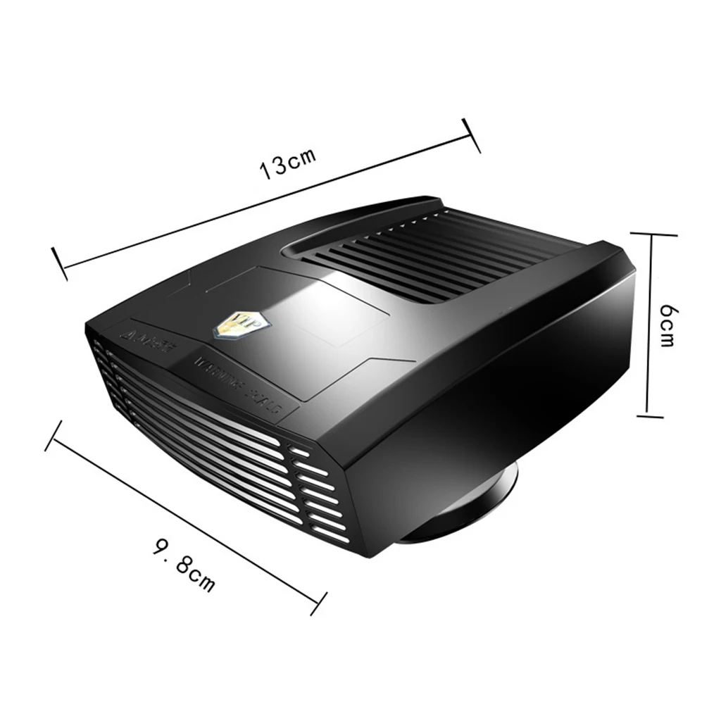 Vehicle Heater Fan Portable Defogger Demister Cigarette Lighter Plug for Car Truck SUV