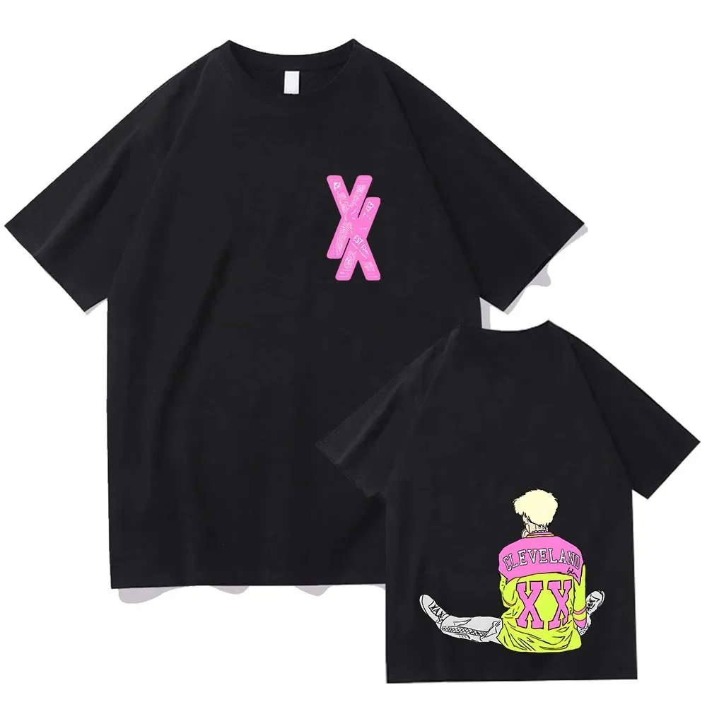 

Лето 2026, футболка Sudaderas MachineGunKelly MGK, горячий продукт, большие размеры, унисекс, высокое качество, Y2k, с короткими рукавами, Y2k, короткие, мягкие