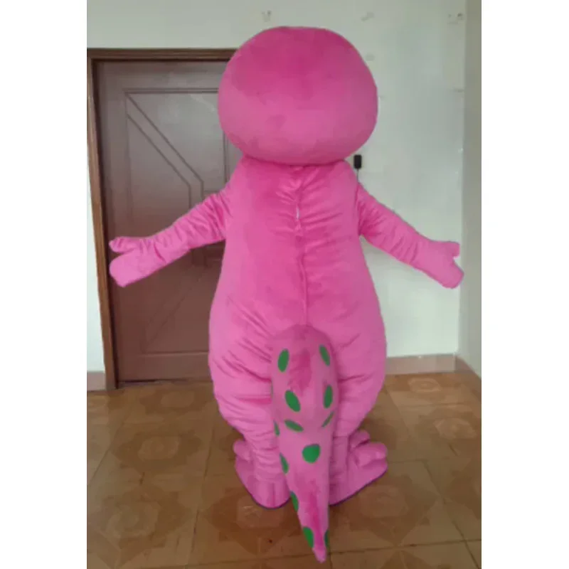 High Quality Sale Of Barney Mascot Dragon Costume Christmas Halloween Animal Funny Dinosaur Cosplay ADULT SIZE FREE MN1