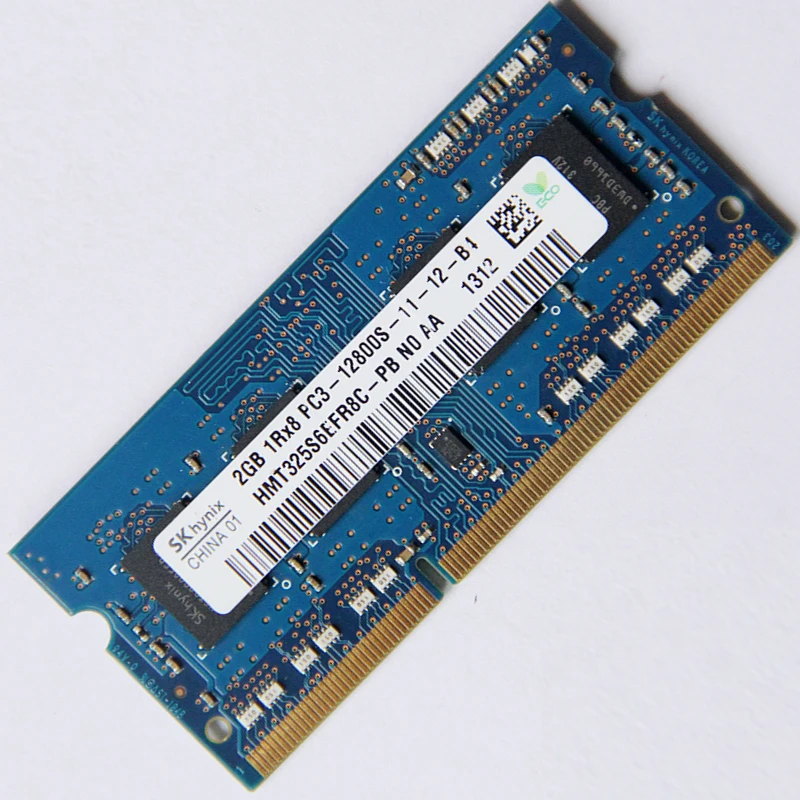 SK Hynix DDR3 RAMS 2GB 1RX8 PC3-12800S 1600MHz 2GB ddr3 Laptop memory 1.5V