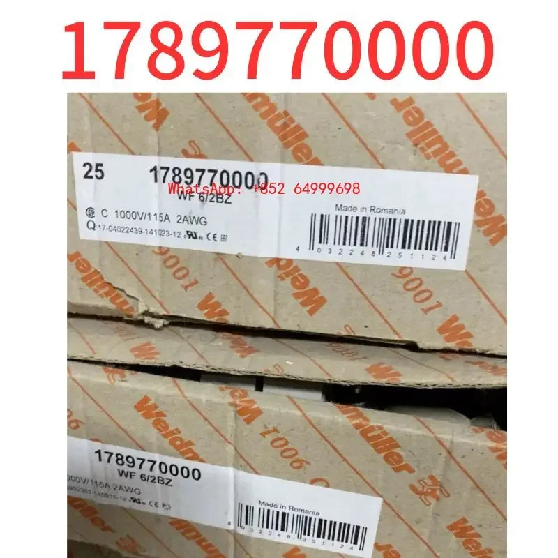 Brand New Wiring terminals WF6/2BZ 25 pieces/box 1000V115A 1789770000