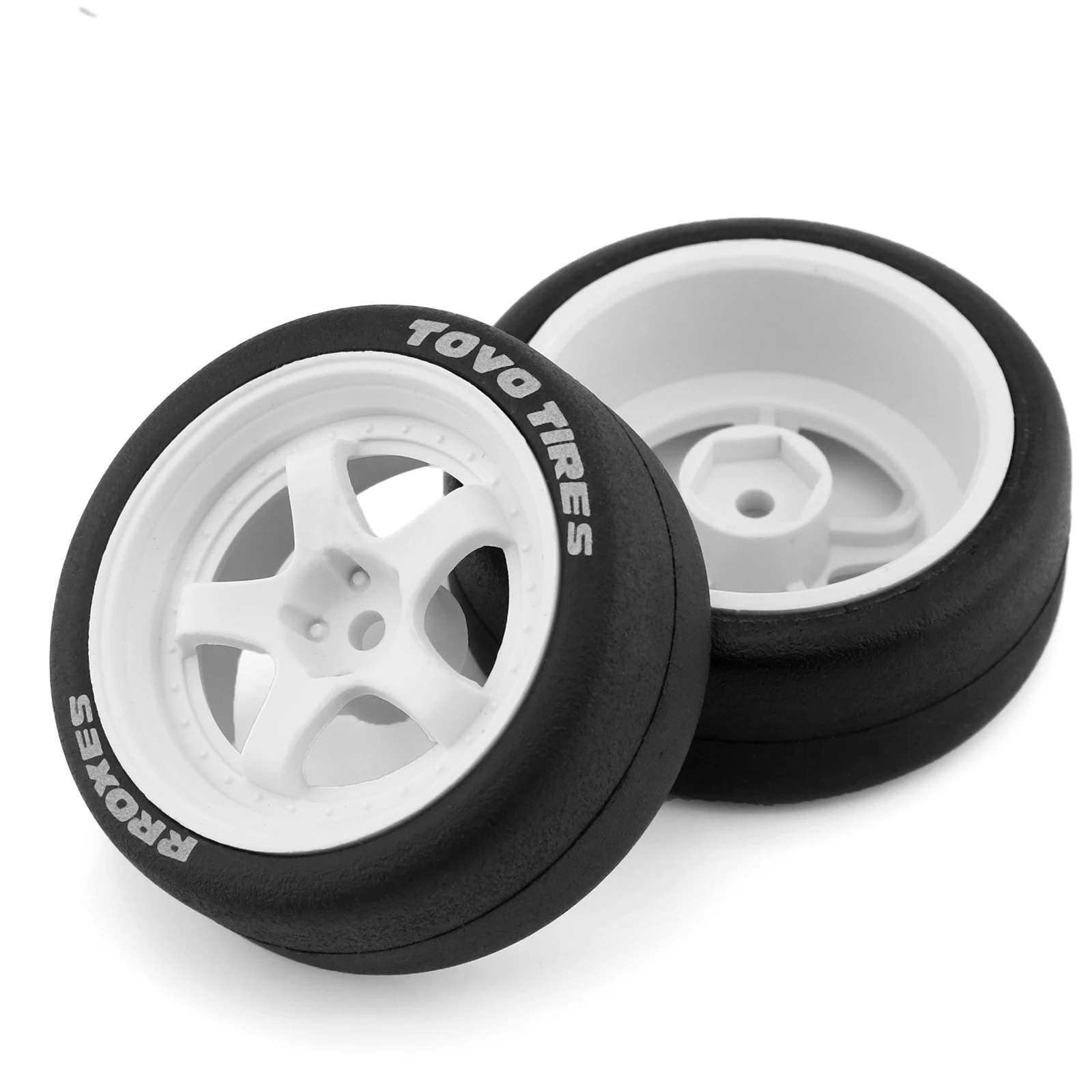 1/10 RC Drift Tires and Hard Plastic Wheels 12mm Hex for 1:10 Rally Car Tamiya TT01 TT02 XV01 TA06 A959 PTG2 HPI KYOSHO HSP PTG2