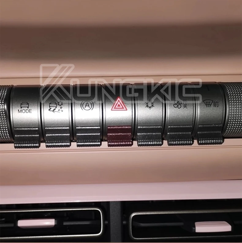 Für BYD Dolphin Seagull Auto Center Control Navigation GPS Taste Knopf Dekoration Abdeckung für Dolphin Mini 2021-2025 Zubehör – Detail 5