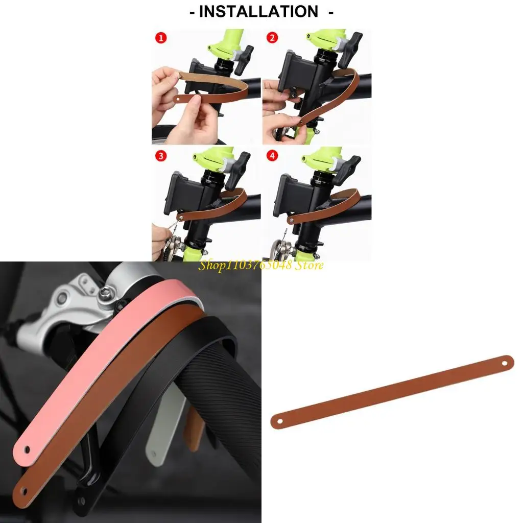 

R53E Stable Bike Bag Release Strap Soft Quickly Release Bike Frame Stem Pull Rings