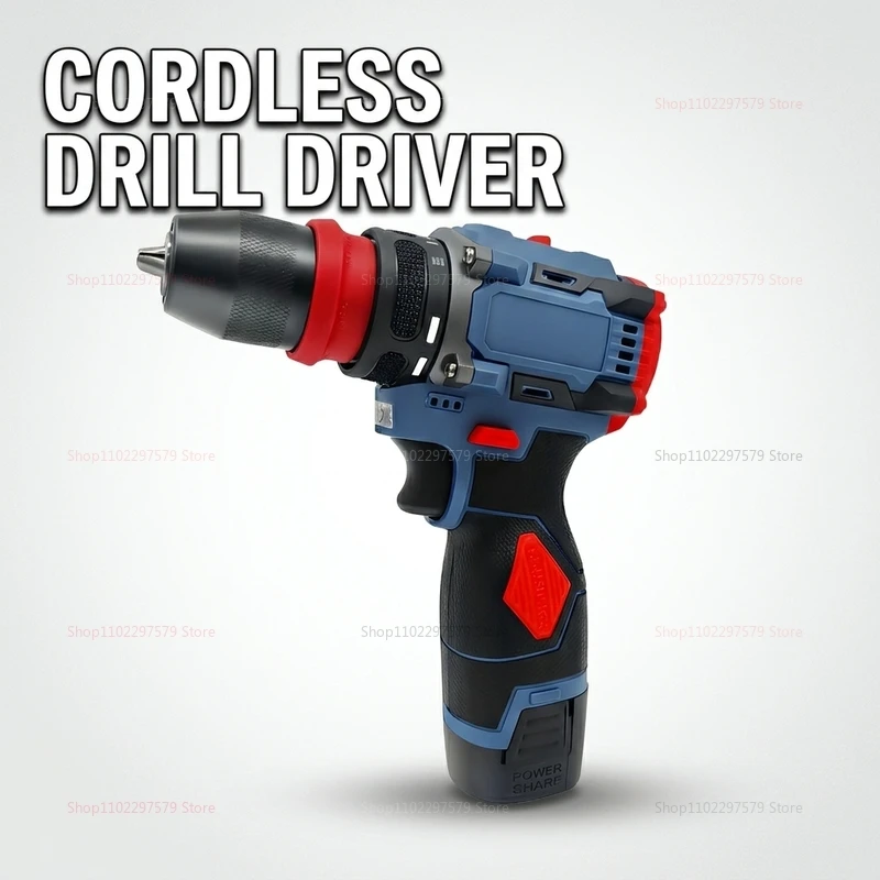 16.8V Cordless Brushless Electric Screwdriver Drill 2in1 Power Tool for Home Repairs DIY Electronics Furniture Assembly and More