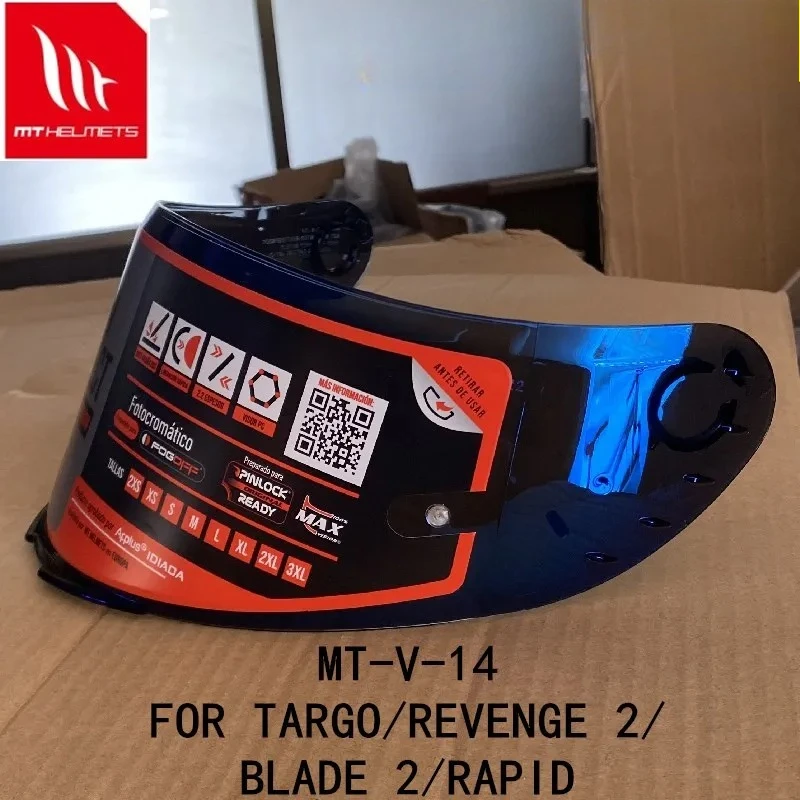 Afbeelding 5: MT-V-14 Helmschild voor MT RAPID PRO BLADE 2 SV REVENGE 2 TARGO motorhelm vizier