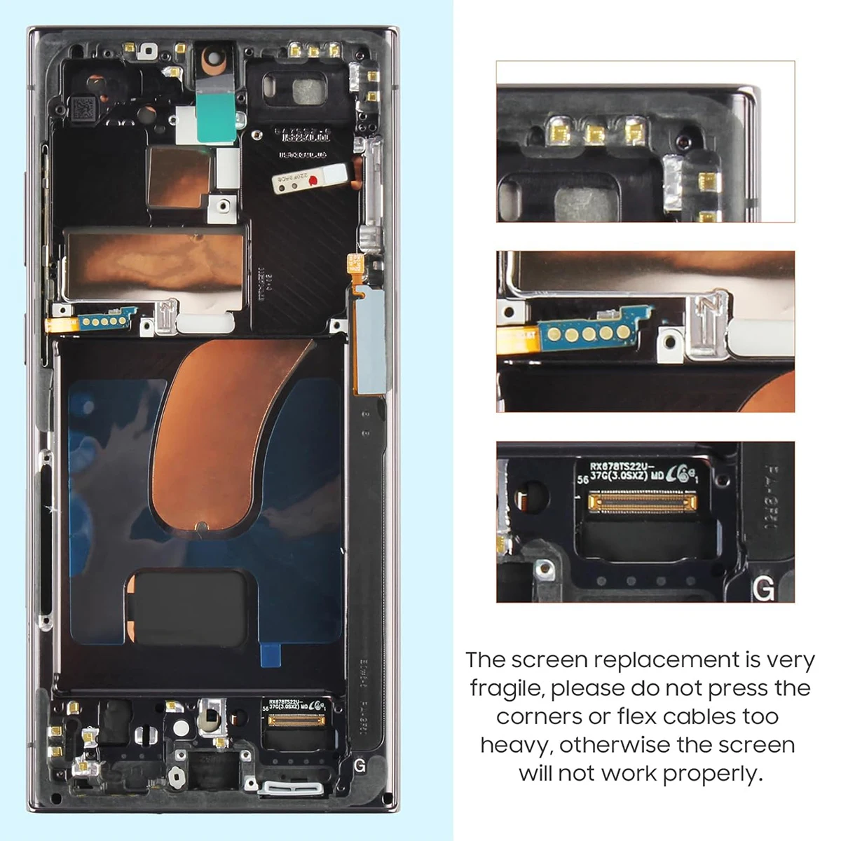 Better Super AMOLED pantalla For samsung s23 ultra Full HD Retina LCD Digitizer Assembly For s23 ultra display No Dead Pixel