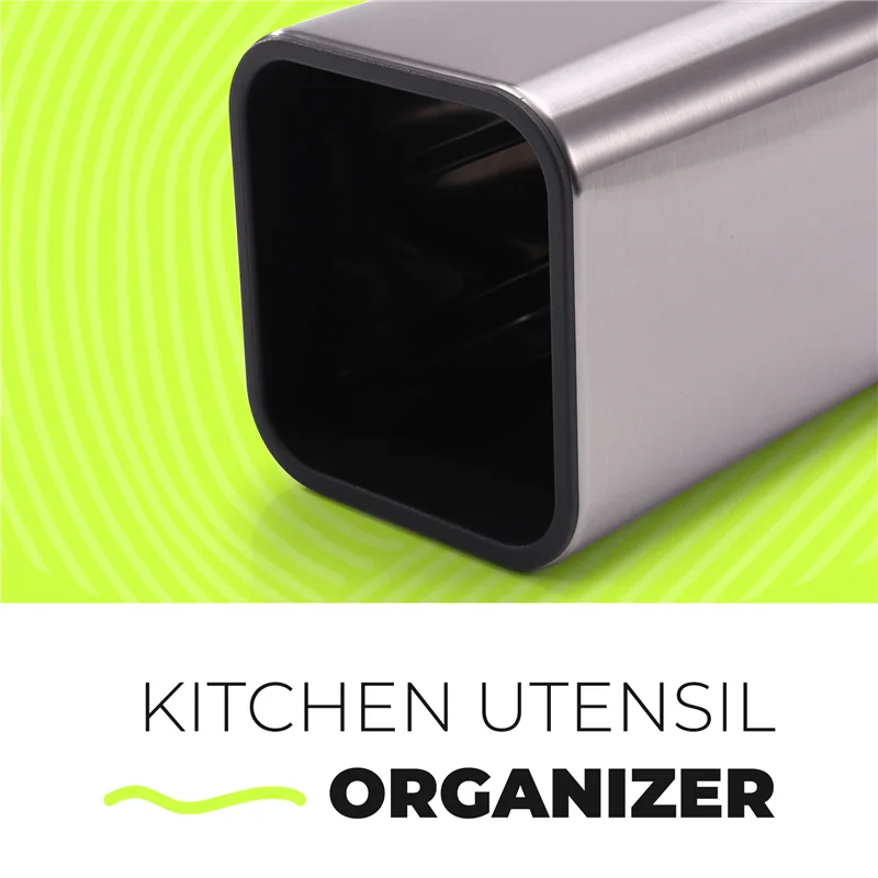

Kitchen Utensil Holder, Utensil Holder For Countertop Cooking Utensil Holder Deep And Stable Organizer For Easy To Cleanabkw