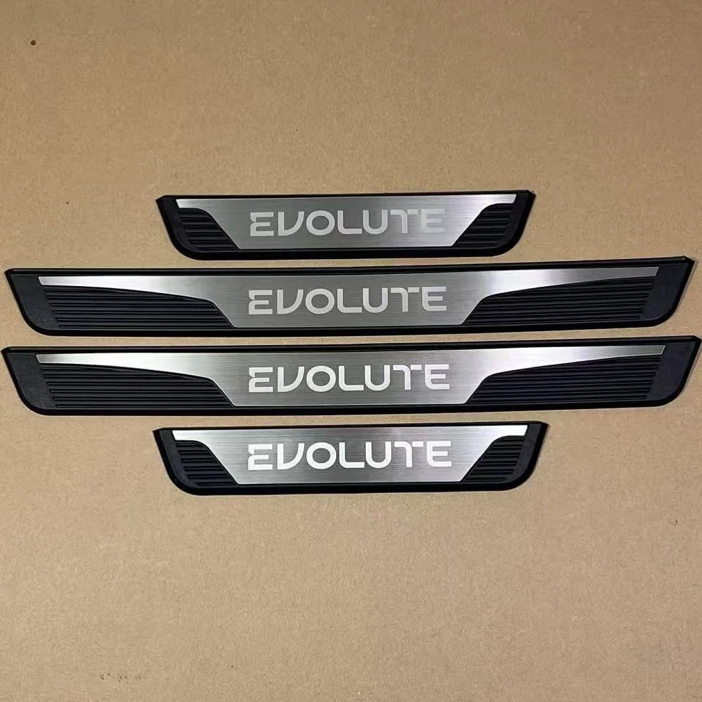 Pour Evolute i-Pro i-JET i-Space i-Sky i-Joy 2022-2026 2027 Pièce auto Bande de protection de seuil de porte en plastique Accessoires autocollants pour voiture