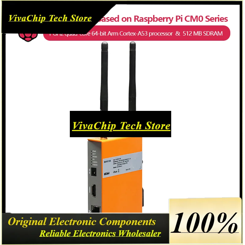 VoFSED-IPC1100 Series Industrial Interconnection Computer Based On Raspberry Pi CM0, Optional 8 GB Or 16 GB EMMC
