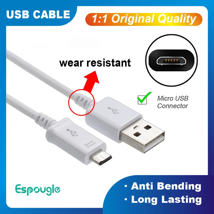 

100Pcs/lot High Quality 1m Data Cable Micro USB Cable Data Sync Fast Charging for Samsung Galaxy S6 S7 Note 4 5 Edge S4