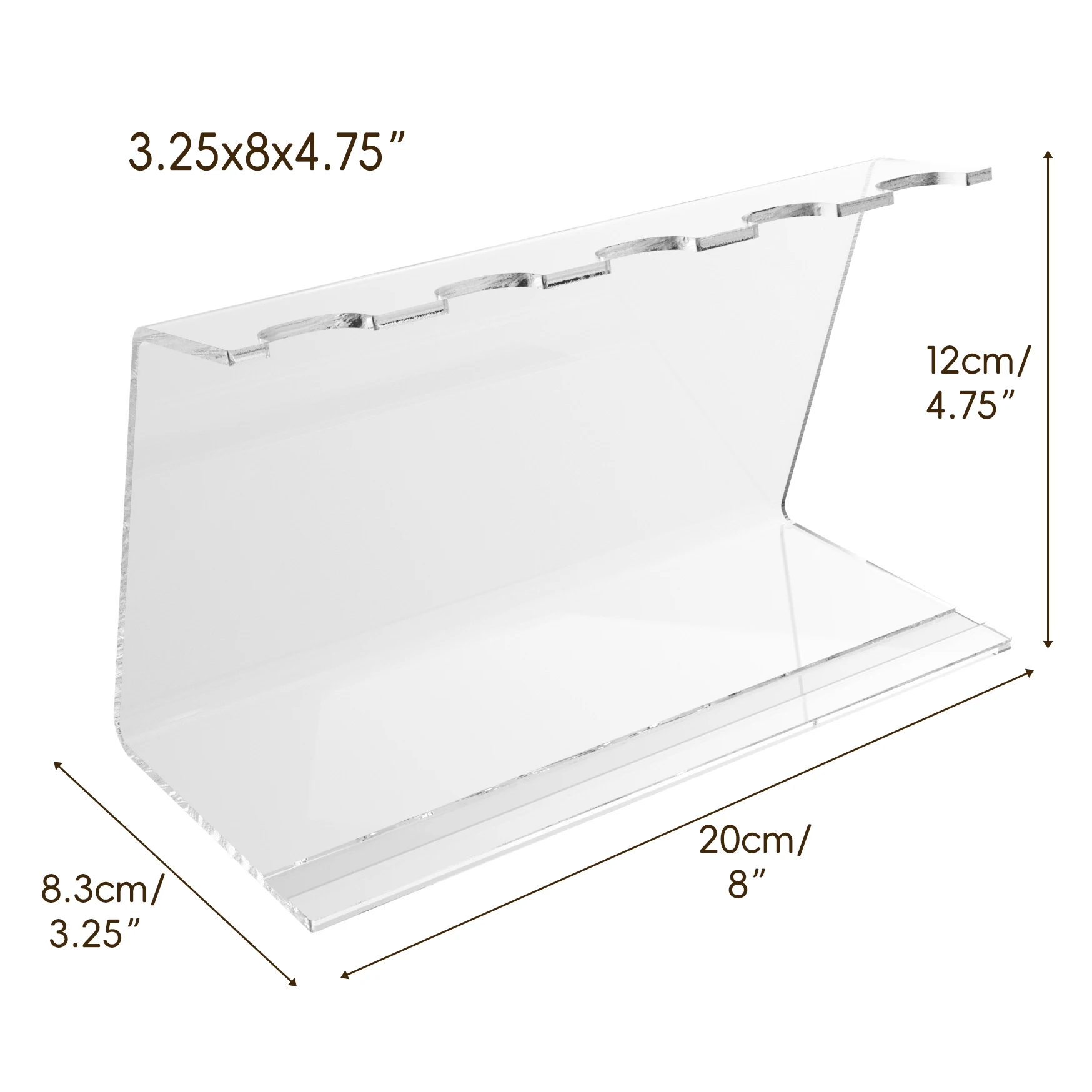 40pcs Acrylic Kitchen Knife Rack Storage Cabinet, Cutlery Display Rack Spoon Display Rack for Kitchen Cutlery Display Storage