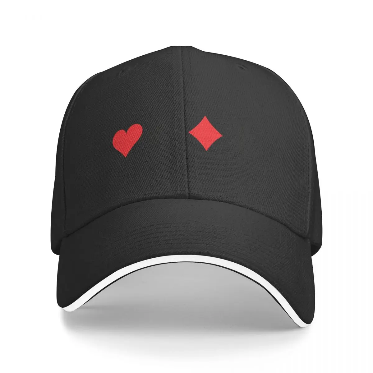 Suit cards spades hearts diamonds clubs design Baseball Cap Golf Wear Designer Hat Fishing cap Baseball Men Women's