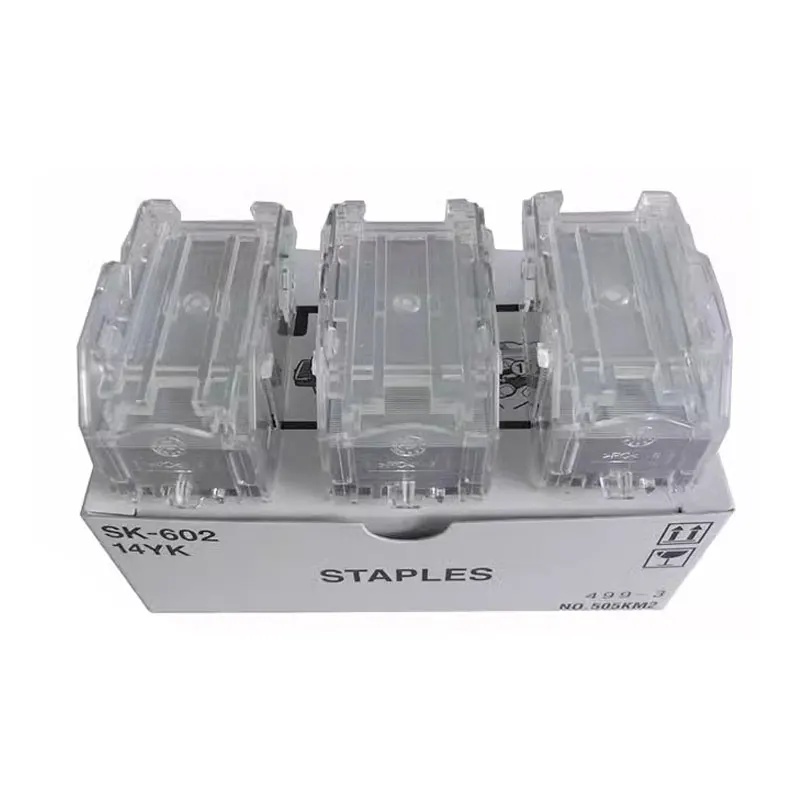 SK602 Staple Cartridge Box for Konica Minolta C224 C284 C364 C454 C554 C258 C308 C368 c458 Bookbinding Nail