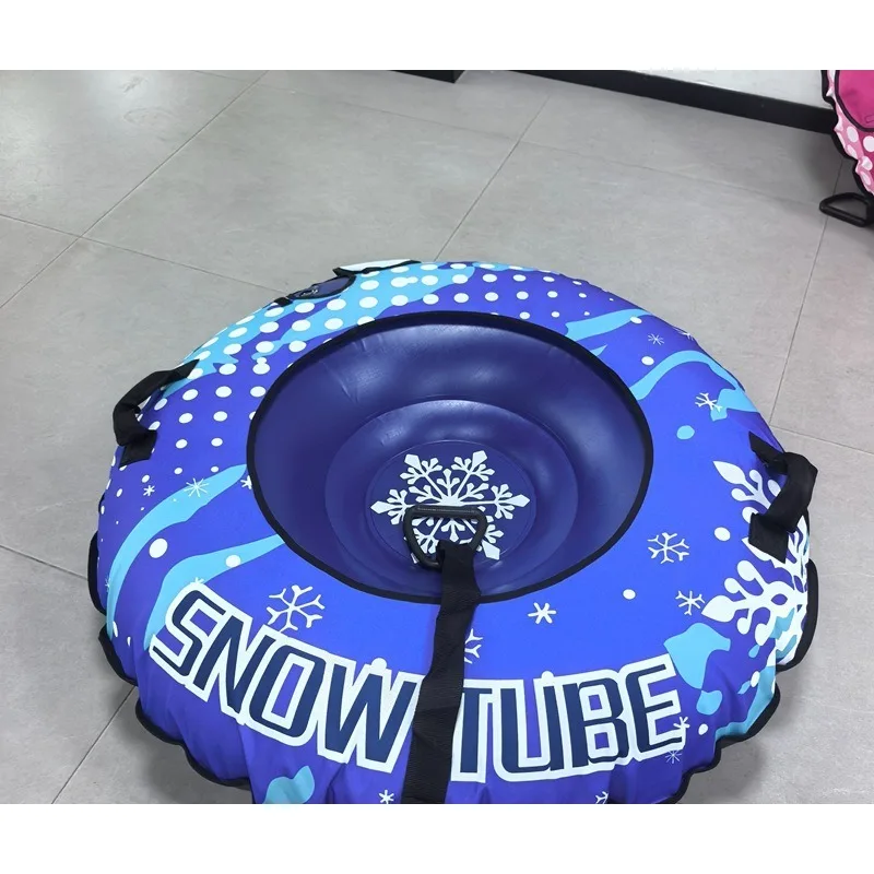 Cross-border new product, cold-resistant, inflatable ski ring, outdoor snow ski, adult inflatable motorcycle ski upright