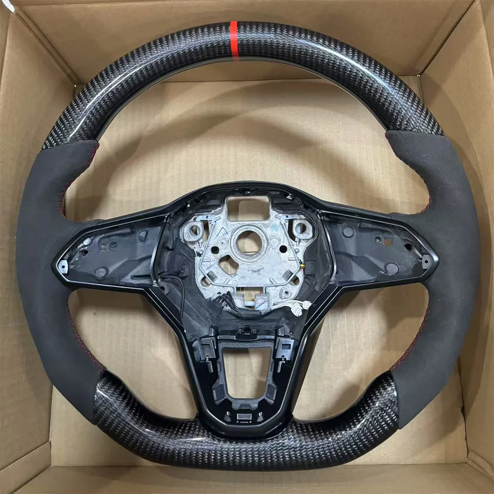 

For VW VW Golf MK8 GTI RLine MK8 Carbon Fiber Steering Wheel Customized Without heating function Assembly