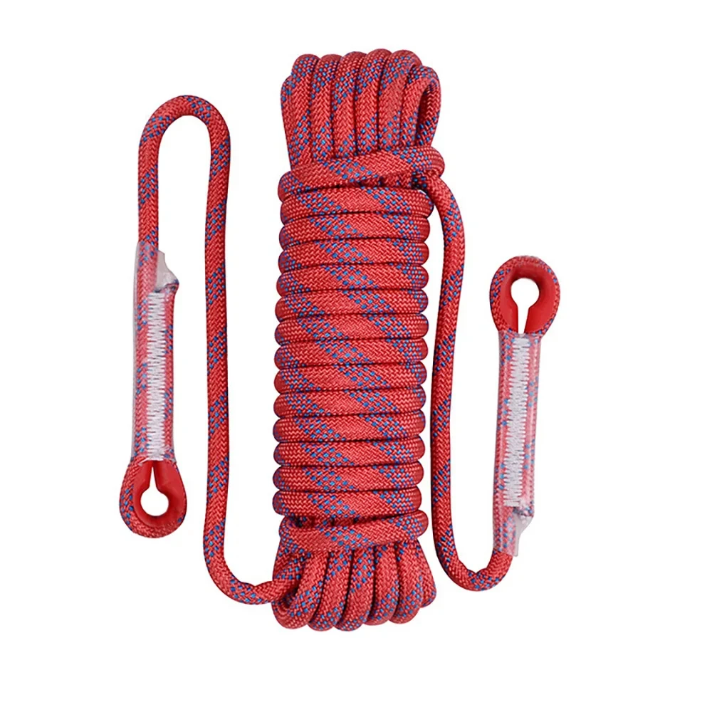 Verdickte 10mm Sicherheit Leben Seil Klettern Seil Statische Rock Bergsteigen Seil Outdoor Survival Feuer Flucht Auto Rettung – Detail 1