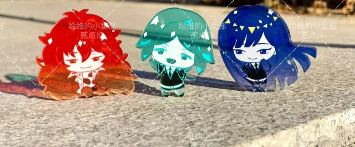 Mini support en acrylique pour décoration de collection, figurine de Padparadscha debout, monde des produits d'anime lustré, 007 ki No Kuni