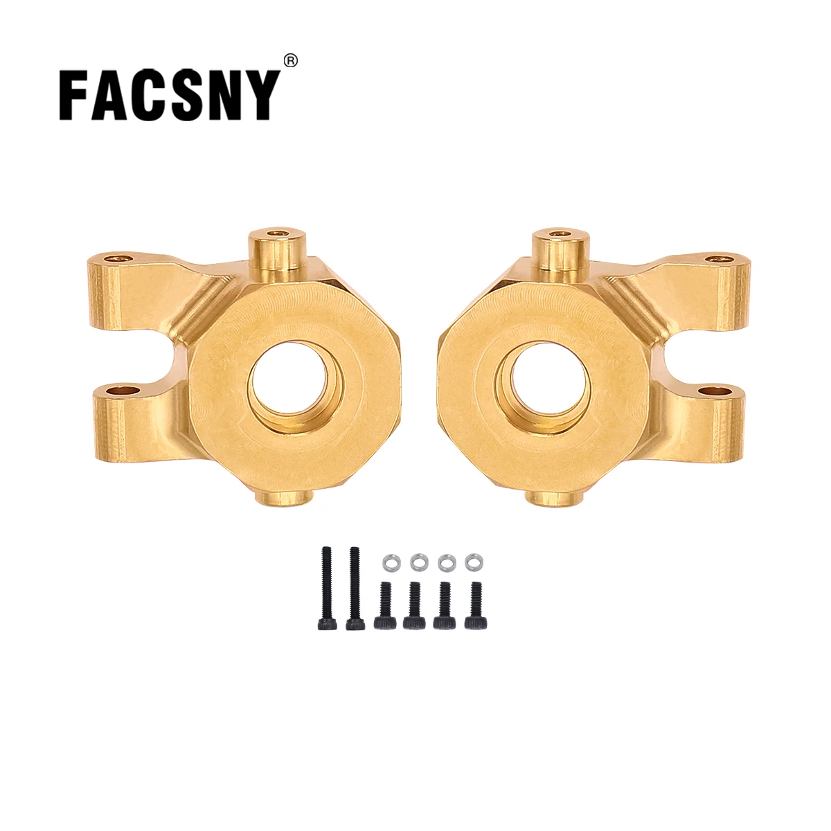 

TRX4M Brass Steering Blocks Knuckle Cover For 1/18 RC Crawler Car TRX4M Bronco Defender Upgrade Parts