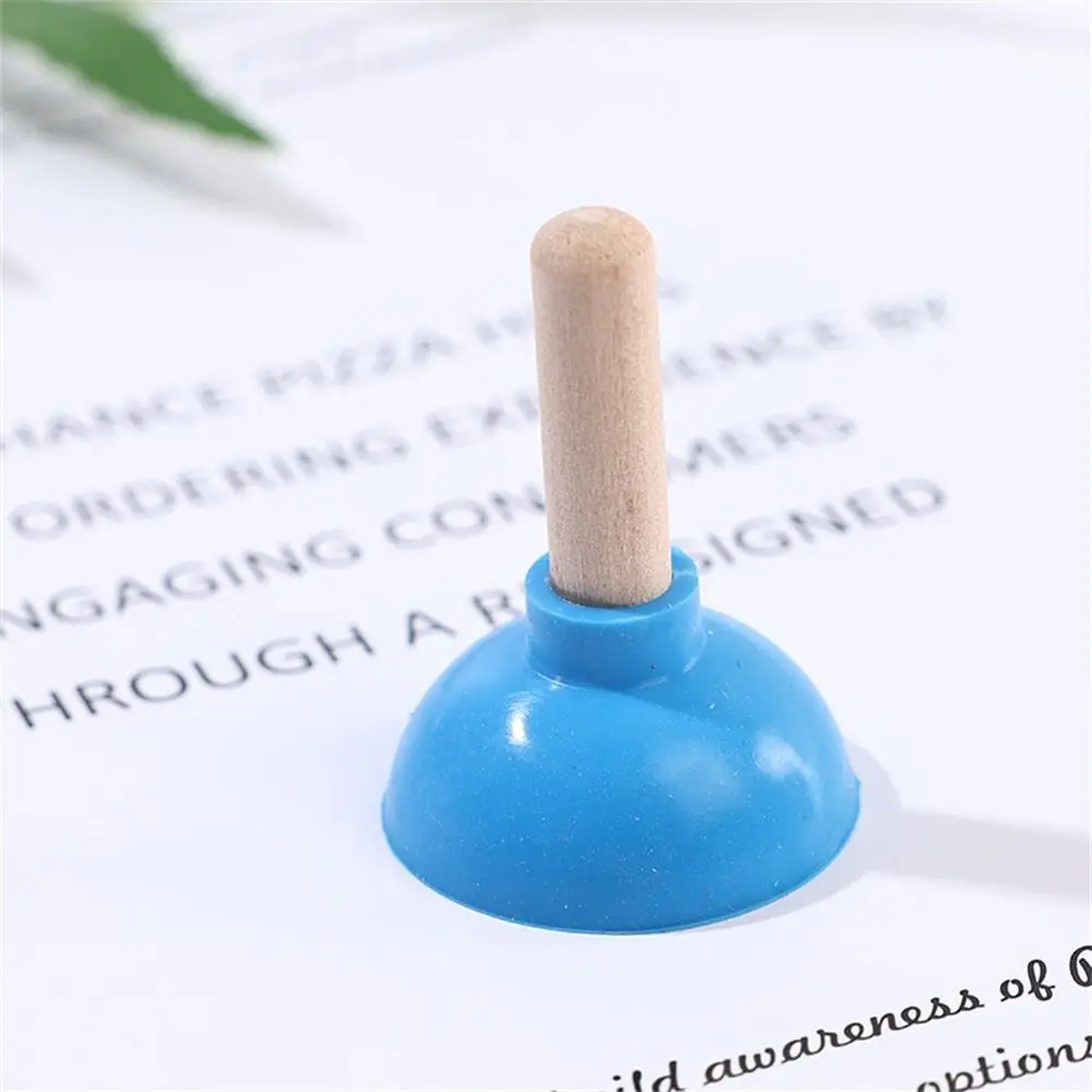 Mini Tiny Plunger Magic Close-Up Inspired Looking Toilet Shape Phone Holder Mentalism Magic Props Toilet Sucker Stand