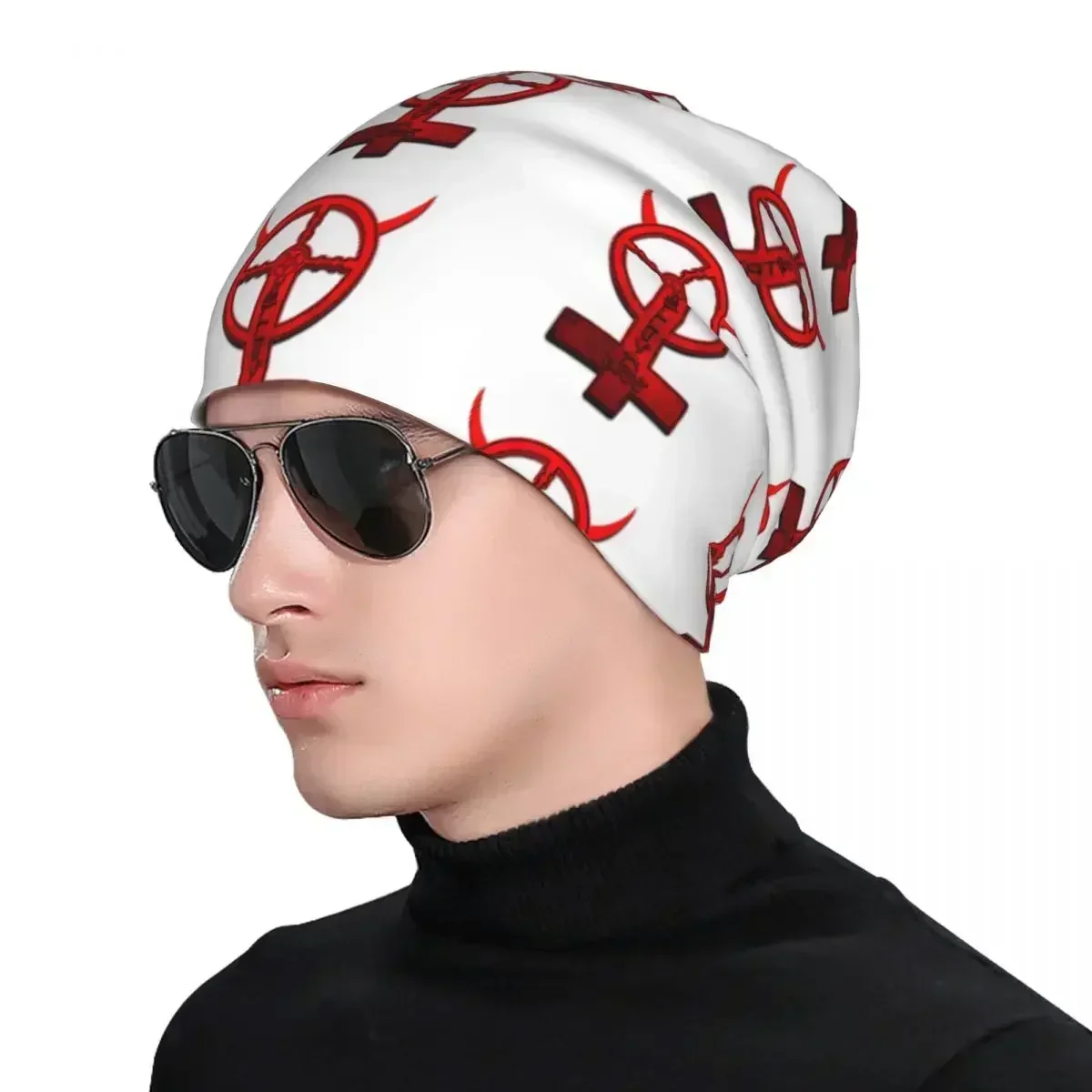 Helluva Boss Men Women Adult Beanies Caps Knitting Bonnet Hat Warm Fashion Autumn Winter Outdoor Skullies Hats image 5