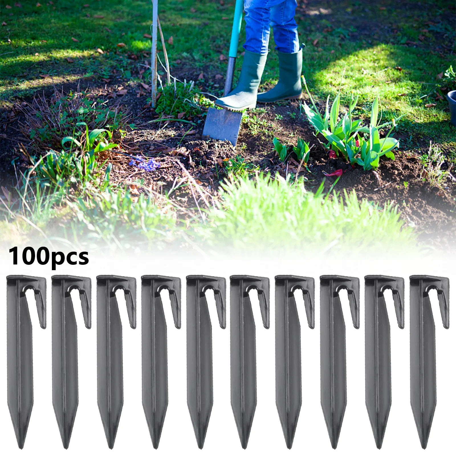 

Reliable Lawn Mower Boundary Nails Made Of Environmentally Friendly Plastic Quick And Secure Installation Set Of 100