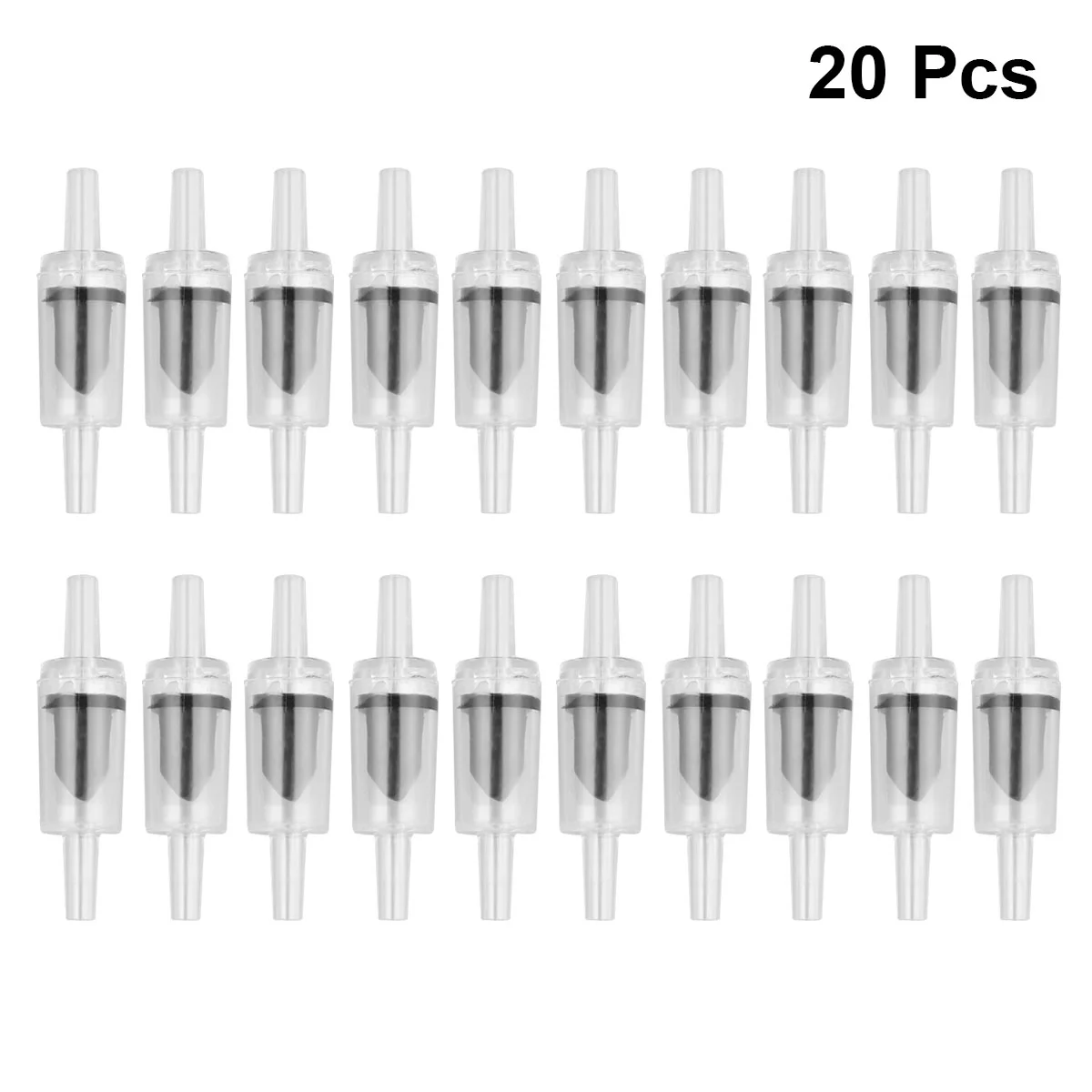 20 Pcs Fish Tank Accessories Aquarium Oxygen Pump Air for Straight Valve Non-return Check