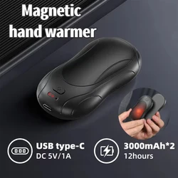 Magnetic Separation Electric Hand Warmer With Three Levels Of Temperature Control Durable Heating And Portable Hand Warmer