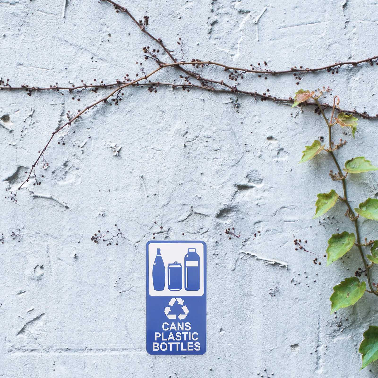 

6 Pcs Recycling Sign Sticker Garbage Stickers Water Proof Office Trash Can Pvc Self-adhesive Bin Work