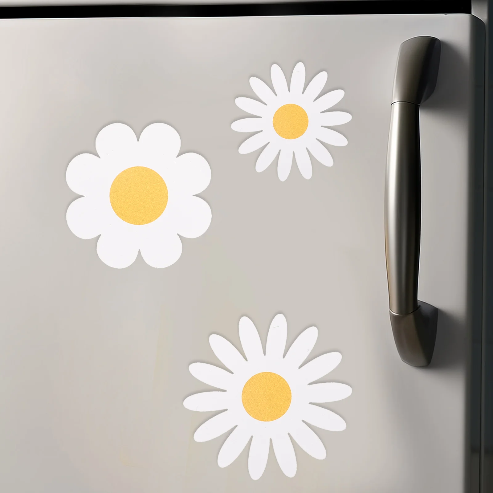 

Magnetic Flower Refrigerator Stickers Decal Fridge Decor Decorative Cute Magnets Pvc