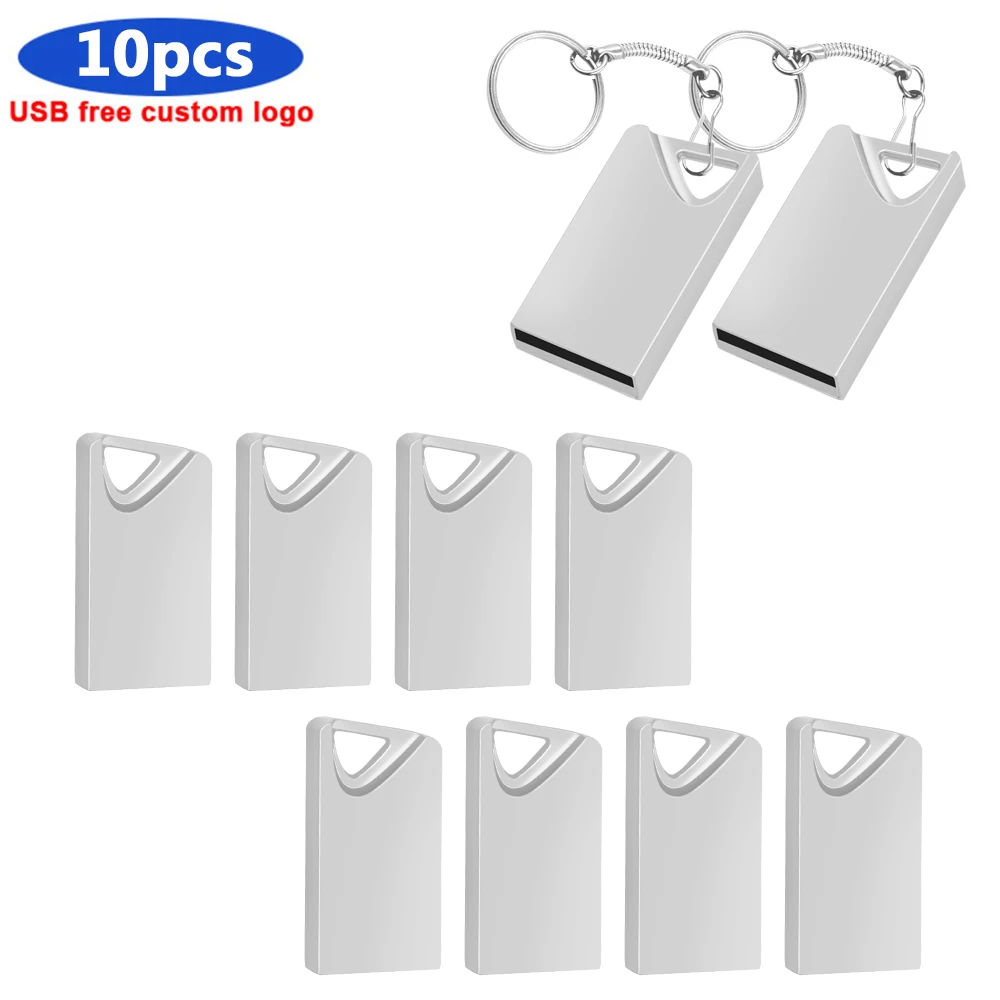 Super Mini clé USB, clé USB, clé USB cool, meilleur cadeau, 4 Go, 8 Go, 64 Go, 128 Go, 16 Go, 32 Go, 10 pièces par lot