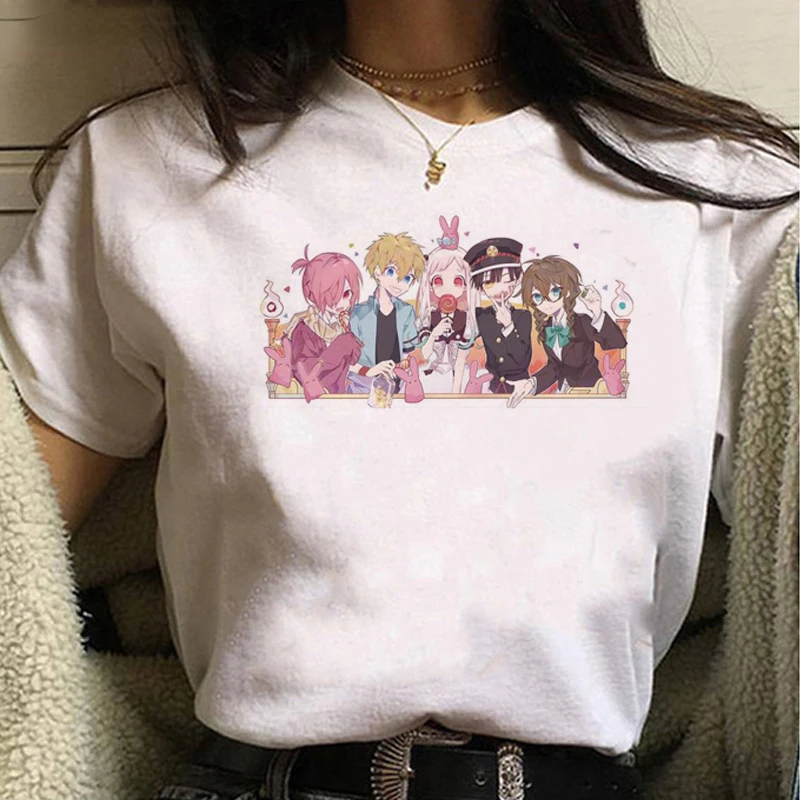 Japanese Anime Hot Toilet Bound Hanako Kun  Kawaii T Shirt  Graphic Print Tees Women Funny Cartoon Summer Tops Unisex T-shirt