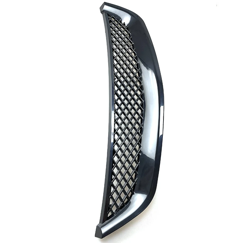 Preto brilhante Front Engine Hood Mesh, Bumper Racing Grill para Honda Civic, JDM Type R, 2DR, 4DR, EM, ES, 2001-2003