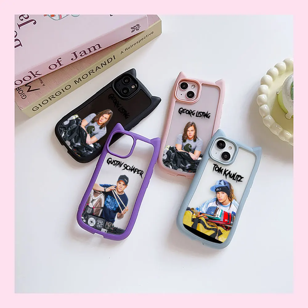 

Singer T-Tokio Hotel Tom B-Bill Kaulitz Cover Phone Case For Iphone Apple 15 14 13 12 11 X XS XR Pro Max Plus Case Funda Capa