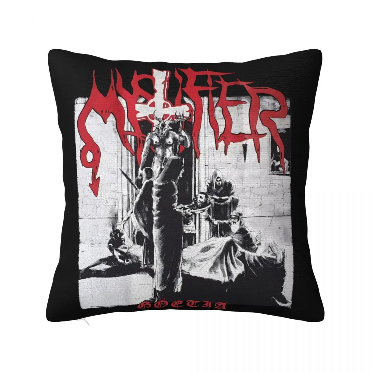 Mystifier Goetia Metal Blasphemy Sarcofago Sofa Cover Pillows Cover Cushion Cover 45X45 Pillow Case Pillow Cover