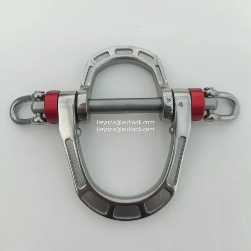 Five-point seat belt double D ring load-bearing ring