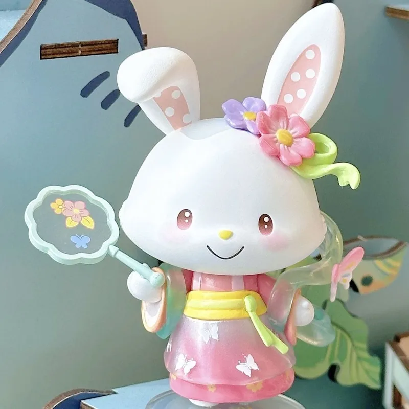 재고 있음 산리오 사계절 중국 의류 시리즈 헬로키티 로미 블라인드 박스 미스터리 박스 트렌디 수집용 장난감 어린이 선물