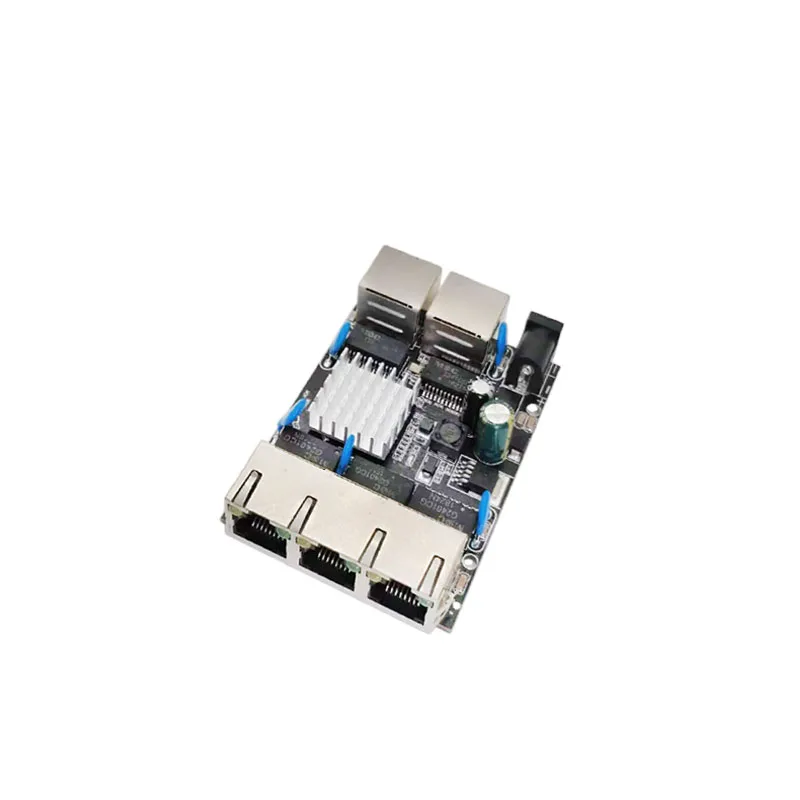 5-port Gigabit Switch Mini 1000M Module Chassis Embedded Wired Splitter 9V-52V Power Supply