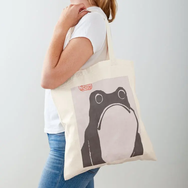 

Japon Art Matsumoto Hoji Frog Art Print Tote Bag shopping bag logo supermarket folding bag Big Shopper