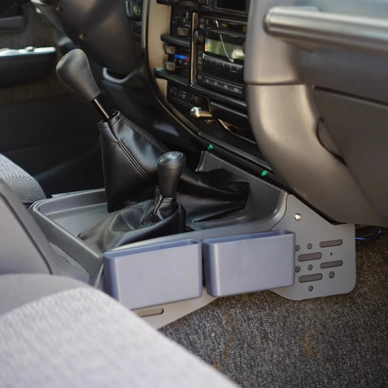 Internal Storage Organization For Toyota Land Cruiser LC80 Storage Box Central Console Modification Accessories