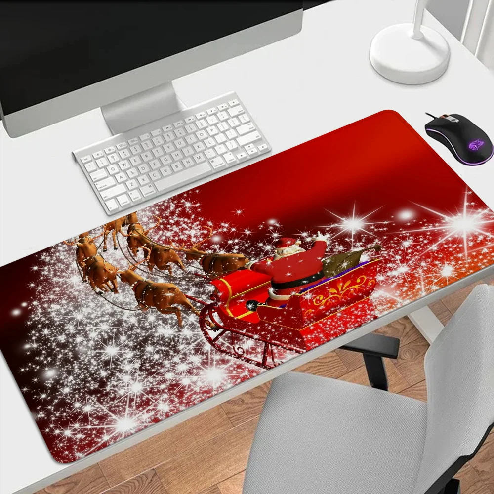 Large Xxl Mouse Pad Gaming Accessories Desk Mat Santa Claus Keyboard Computer Offices Mousepad Gamer Pc Cabinet 900x400 Carpet