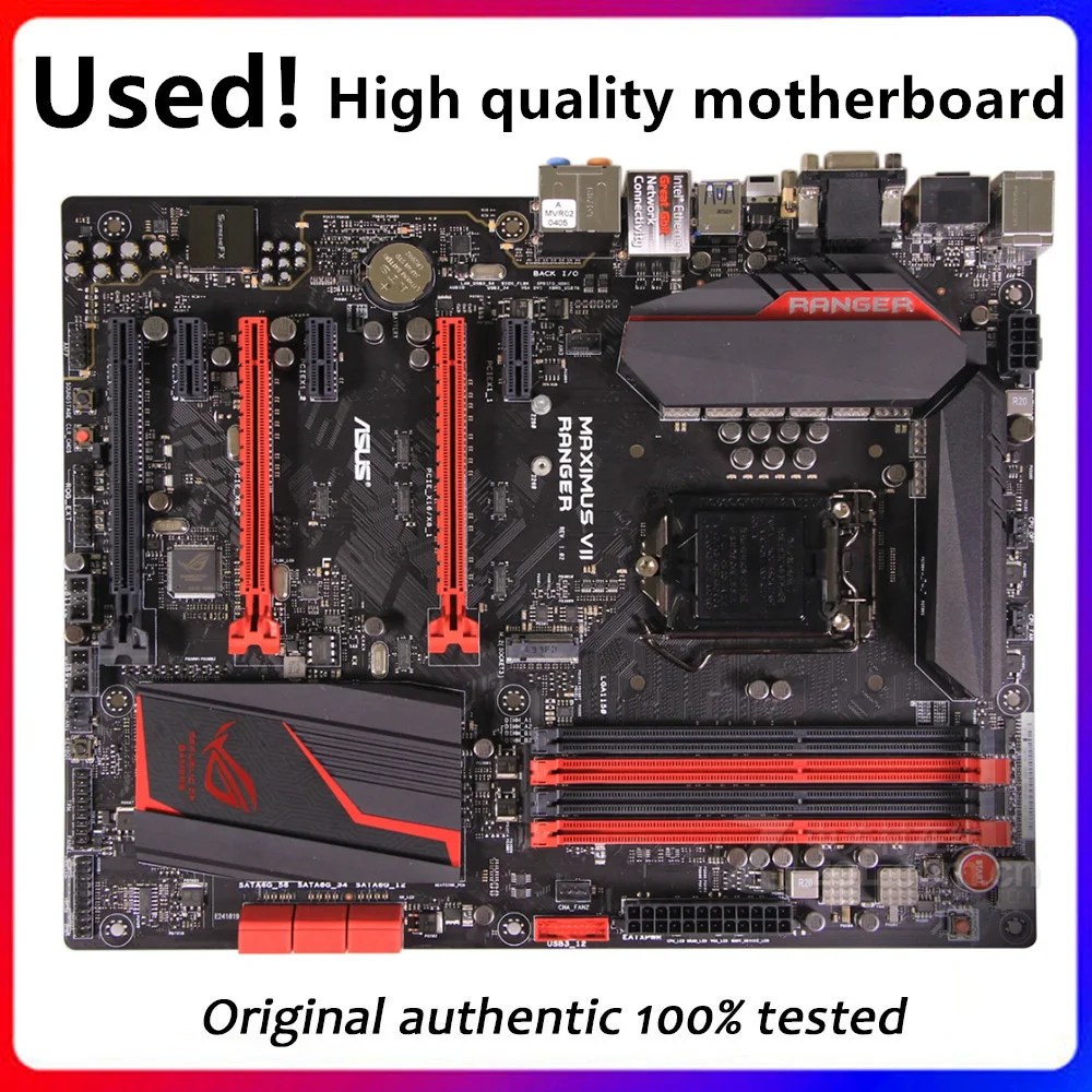 For Asus MAXIMUS VII RANGER M7R Desktop Motherboard Z97 LGA 1150 For Core i7 i5 i3  SATA3 USB3.0  Original Used Mainboard