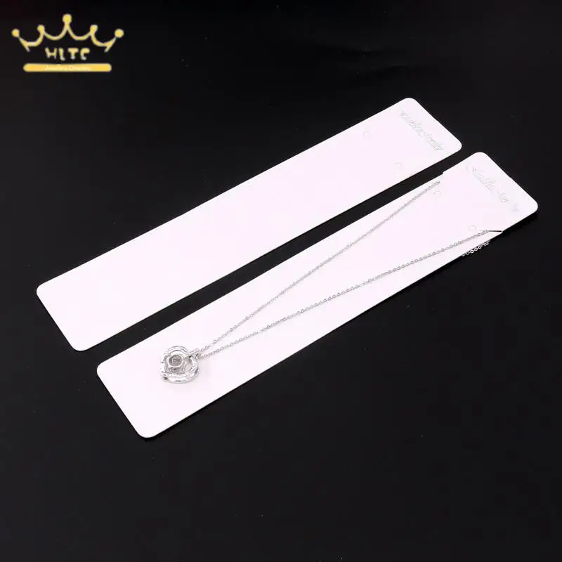 

60 шт. белых картонных карточек для демонстрации украшений, упаковка для ювелирных изделий, картон для DIY-изделий, материалы для малого бизнеса