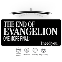 Anime E-EvangelionS Mouse Pad 90x40cm Gamer Keyboard Pc Setup Accessories Gaming Mats Mousepad Desk Mat Extended Offices Cabinet