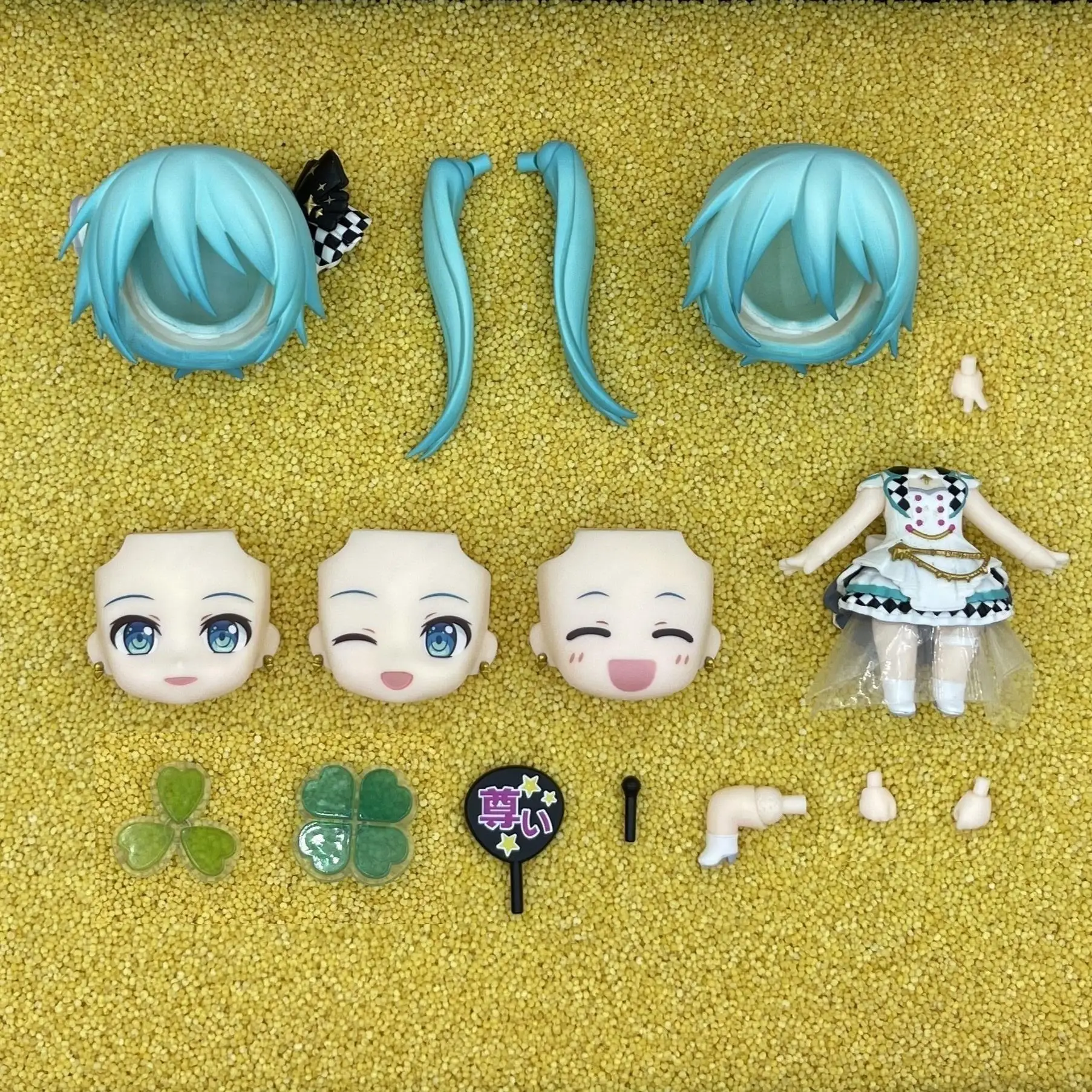 

chuyinweilai GSC Clay Man Face doll face hair doll accessories