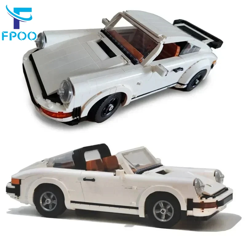 

1458PCS Home Decor Technical Retro Car Model Building Blocks Set 2in1 Race Classic Model Kit for Adults and Teens Toys Gifts