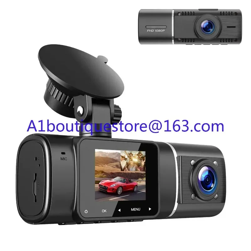 N4 3 Channel 4K Dash Cam 4K+1080P Front and Rear 1440P+1440P Front and Inside 1440P+1440P+1080P Three Way