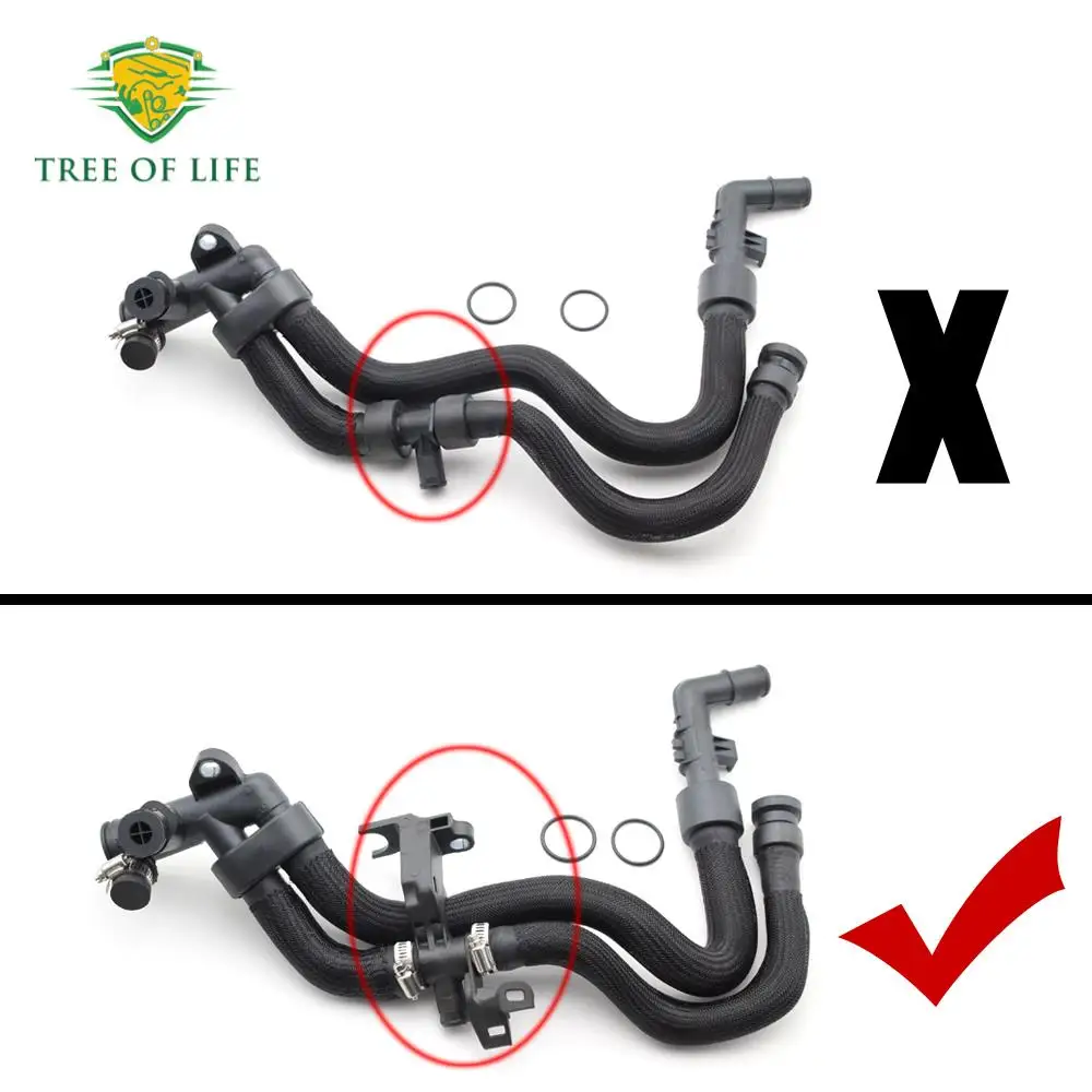 1336X3 Radiator Water Manifold Intake Hose For Citroen C1 C2 C3 C5 Nemo Xsara Peugeot 107 206 308 107 1336.X3 9641522280