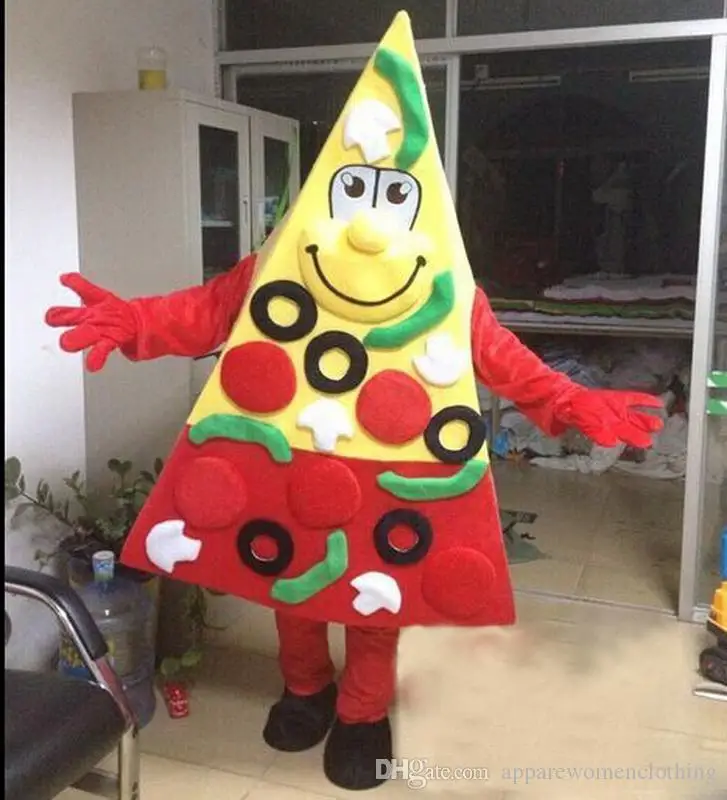 Neue erwachsene Halloween Weihnachten Pizza Maskottchen Phantasie Cartoon Maskottchen Kostüm Plüsch Kostüm Maskottchen Kostüm