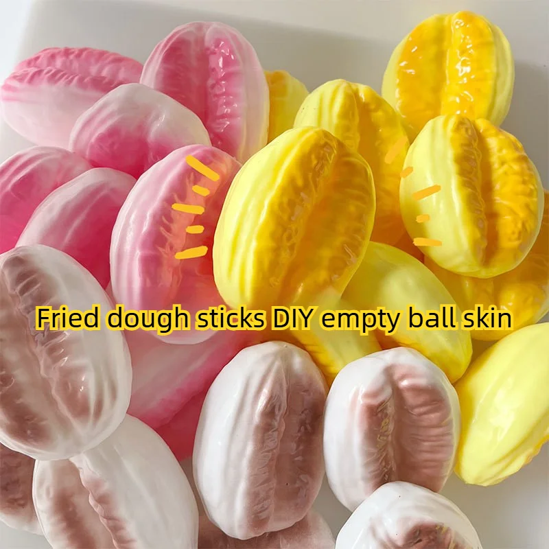 Fried Dough Sticks Empty Ball Skin Stress Relieving Handmade Empty Ball Shell DIY Ball Skin Toy Filling Accessories